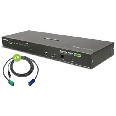 8 Port USB HDMI KVM w Cable Ki